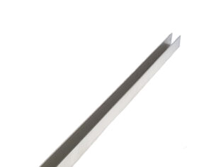 Perfil U Canaleta em Aço Inox 304 8mm Perfil U Canaleta em Aço Inox 304 8mm