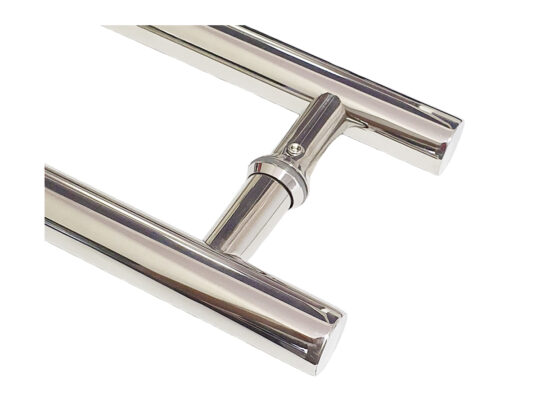 Puxador Porta Pivotante Portão Duplo Inox 304 30cm Redondo Puxador Porta Pivotante Portão Duplo Inox 304 30cm Redondo