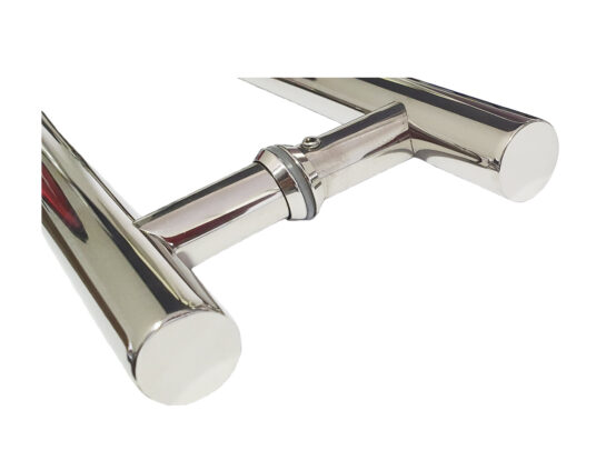 Puxador Porta Pivotante Portão Duplo Inox 304 30cm Redondo Puxador Porta Pivotante Portão Duplo Inox 304 30cm Redondo