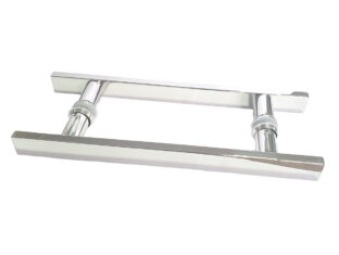 Puxador Porta Pivotante Portão Duplo Inox 304 40cm Chato Puxador Porta Pivotante Portão Duplo Inox 304 40cm Chato