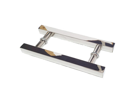 Puxador Porta Pivotante Portão Duplo Inox 304 40cm Quadrado Puxador Porta Pivotante Portão Duplo Inox 304 40cm Quadrado