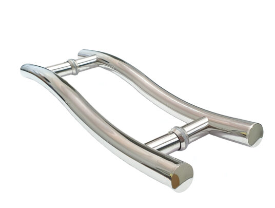 Puxador Porta Pivotante Portão Duplo Inox 304 45cm S Puxador Porta Pivotante Portão Duplo Inox 304 45cm S