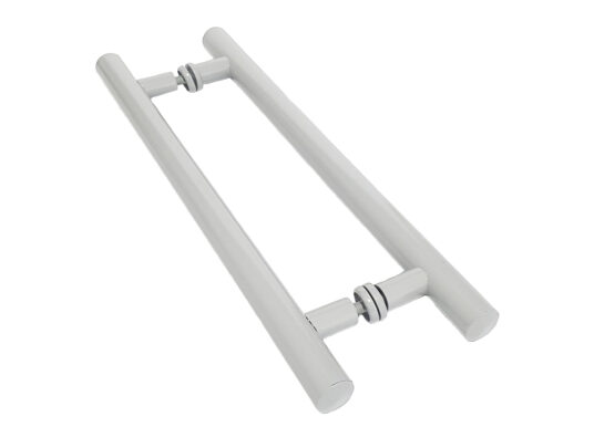 Puxador Porta Pivotante H em Alumínio 80cm Puxador Porta Pivotante H em Alumínio 80cm