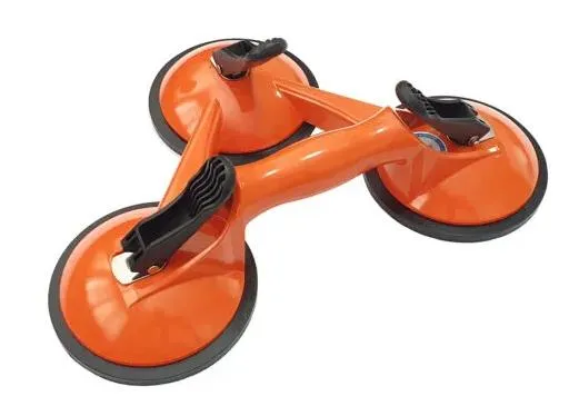 Ventosa tripla para locomover vidros.