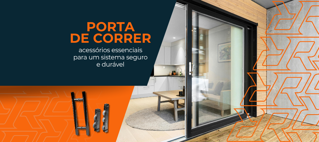 Porta de correr: acessórios essenciais para um sistema seguro e durável Porta de correr: acessórios essenciais para um sistema seguro e durável