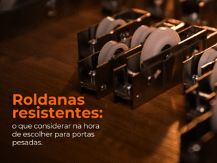 Roldanas resistentes: o que considerar na hora de escolher para portas pesadas. Roldanas resistentes: o que considerar na hora de escolher para portas pesadas.